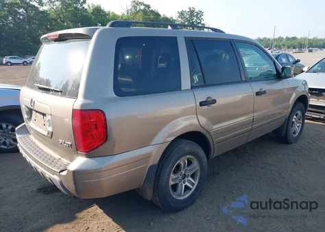 2004 Honda Pilot Ex-L из США, поврежденный, VIN 2HKYF18674H616366
